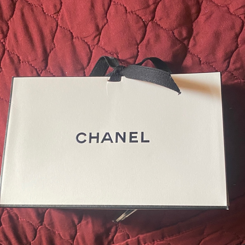 Chanel Classic White Bag with Ribbon